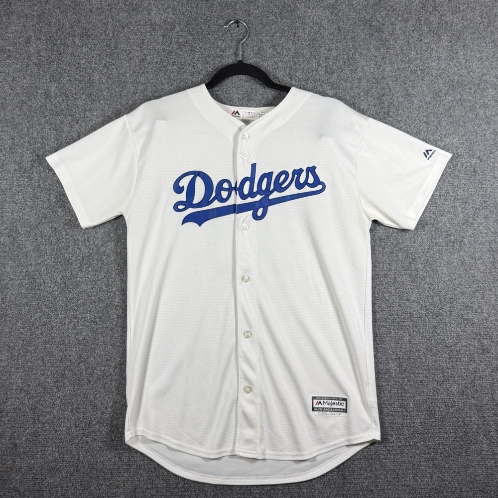 Majestic Cody Bellinger #35 Los Angeles Dodgers MLB White Home Jersey Youth XL